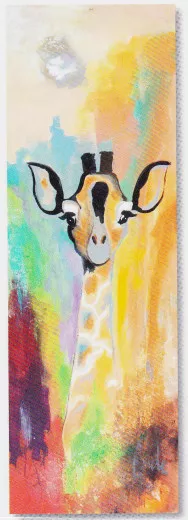 Gemälde GIRAF DREAMS 50x150cm Künstler GADE